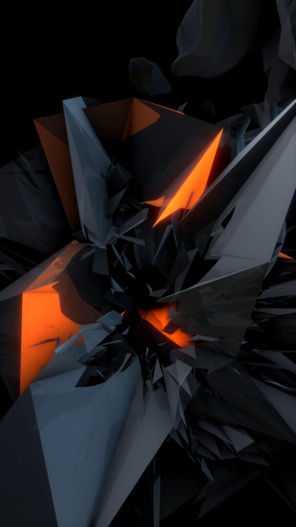 Fracture #14 — procedural geometry with boolean set operations